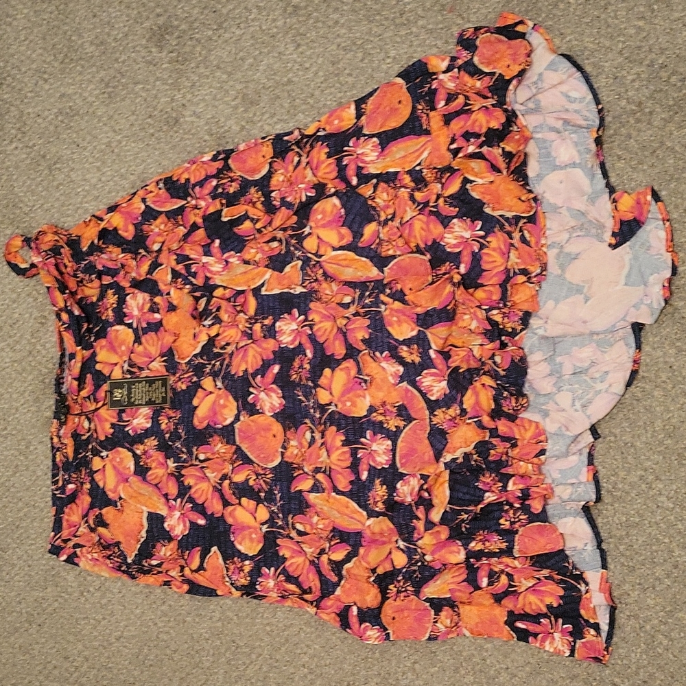 Diane Gilman Wrap Ruffle Skirt. Size 1X.